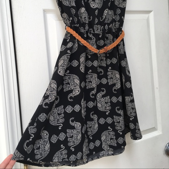 Rue 21 Elephant Flare Dress - Picture 3 of 3